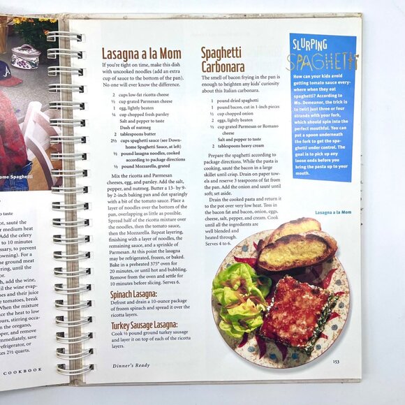 Disneys  Family Cookbook 1996 Spiral Bound Recipes Kids FamilyFun Magazine - Picture 6 of 10